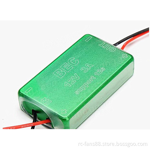 FPV 12V 3A/5V 3A BEC CNC Enclosure for RC Helicopter Model